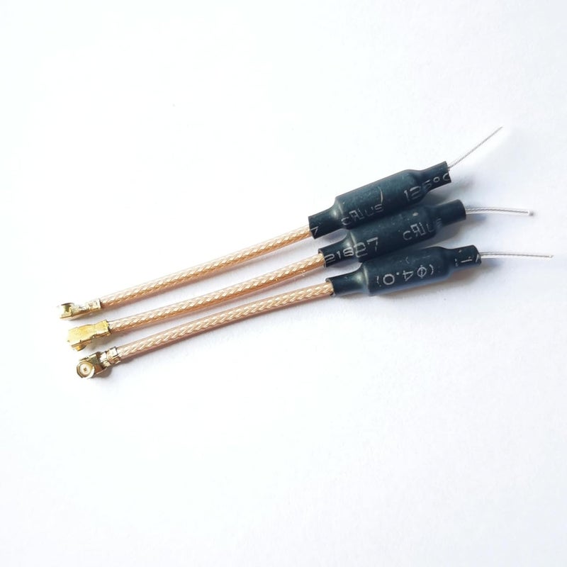 Axisflying 3pcs 5.8GHz 3dBI IPEX RC Antenna Brass Dipole VTX Antenna for FPV Drone by RG178 (6cm) - Image 2